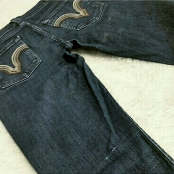 Sz 26 7FAMK Straight Leg Ankle Jean Mankind - Picture 6 of 6